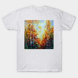 Autumn breath of birches T-Shirt